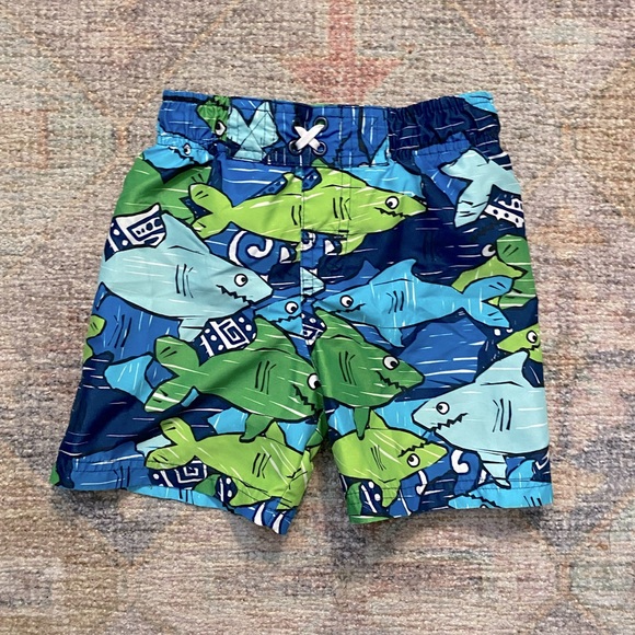 Circo Shark Print Swim Trunks - Picture 1 of 4